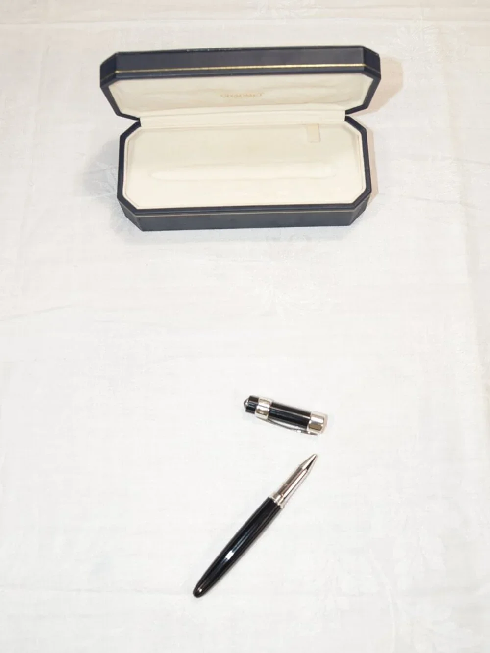 Chaumet Paris Luxury Black Lacquer & Palladium Pen - EUC WT
